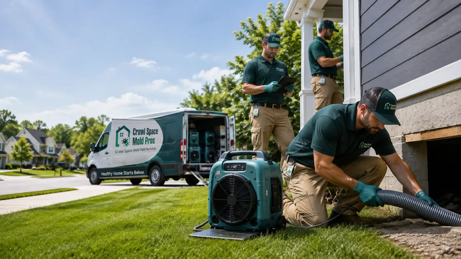 Crawl Space Mold Removal in Norcatur, KS